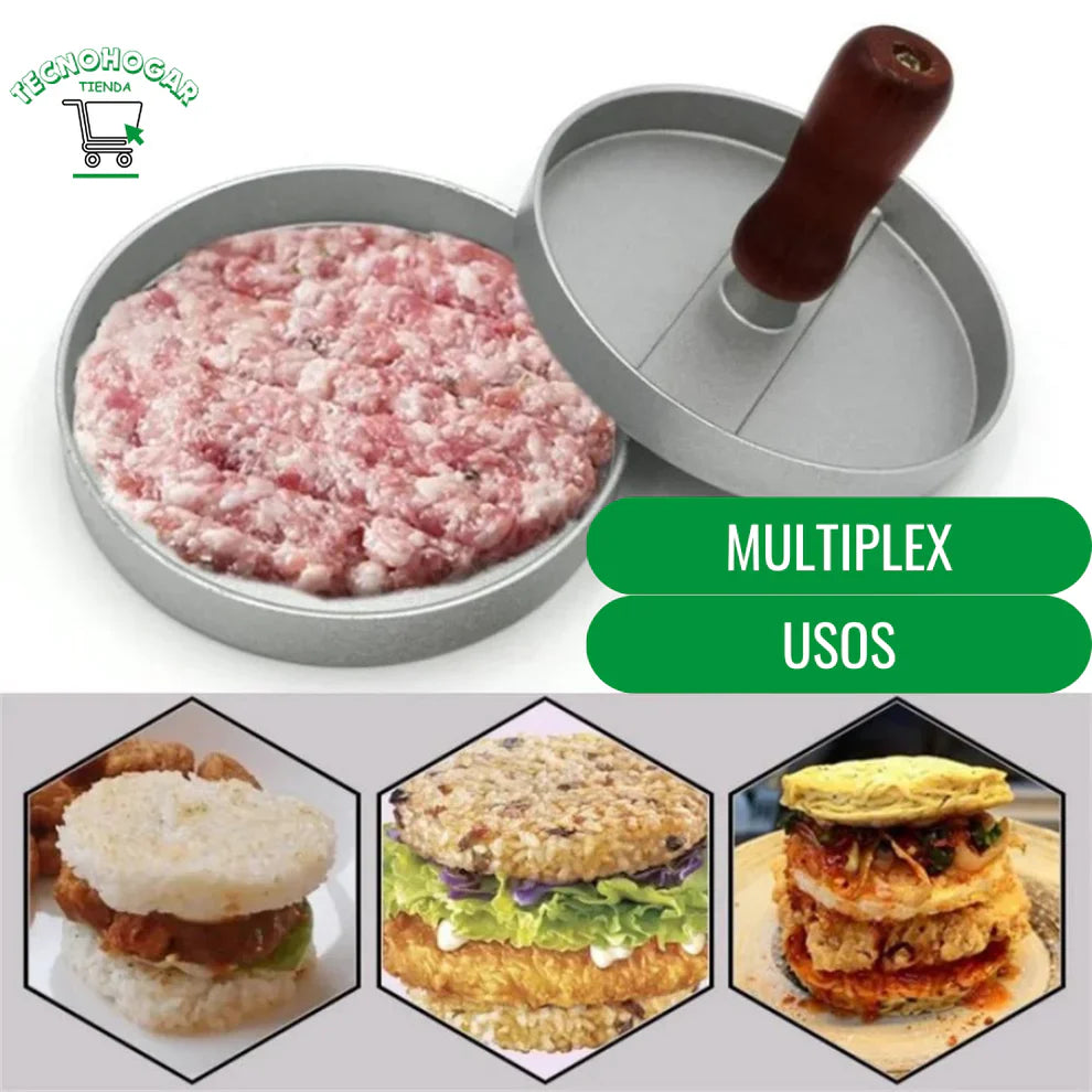 🍔 MOLDE PARA HAMBURGUESAS + ENVÍO GRATIS 🚚