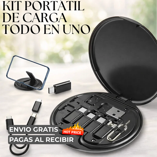 🔌 KIT PORTÁTIL DE CARGA TODO-EN-UNO TECNOLOGÍA ORIGINAL DE EE. UU. + ENVÍO GRATIS