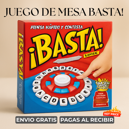 🧠 BASTA Piensa Rápido – juego de mesa + ENVÍO GRATIS
