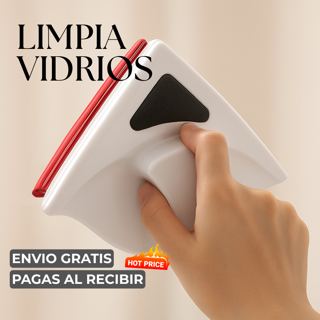 🧽 Limpia Vidrios Magnetico + ENVÍO GRATIS