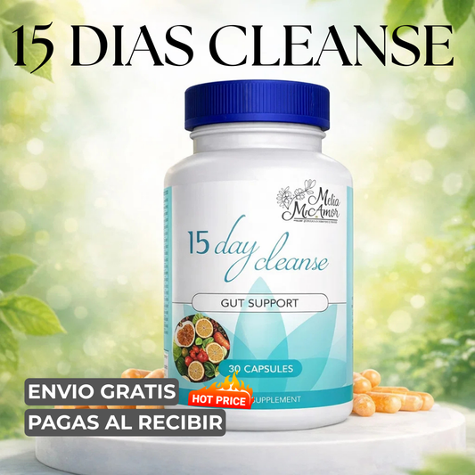 🧃 15 DÍAS CLEANSE – Limpieza Natural de Colon + Envío Gratis 🚚