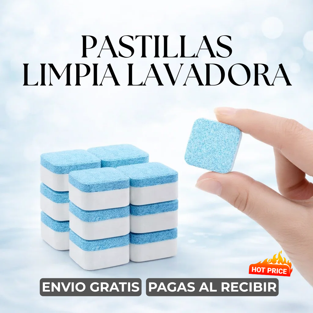 🧺 PASTILLAS LIMPIA LAVADORA + ENVÍO GRATIS 🚚