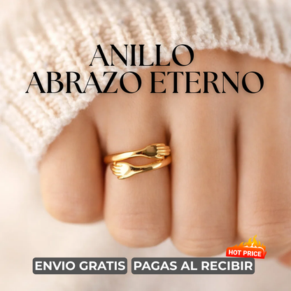 💍 ANILLO "ABRAZO ETERNO" CON TARJETA DEDICADA - OFERTA 2X1 + ENVÍO GRATIS