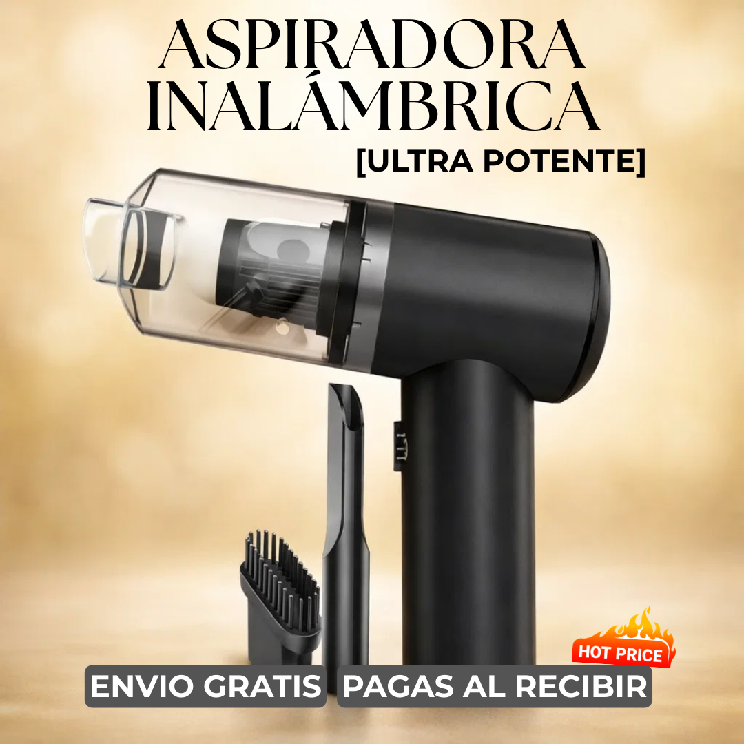 🧹 ASPIRADORA INALÁMBRICA [ULTRA POTENTE] + ENVÍO GRATIS