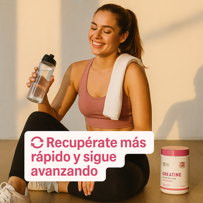⚡️Creatina Monohidratada - Woman Power – Rendimiento Total – Aumenta tu fuerza y definición sin perder feminidad + ENVIO GRATIS🚚