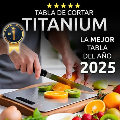 Titanio Puro™ - Tabla de Cortar de Titanio