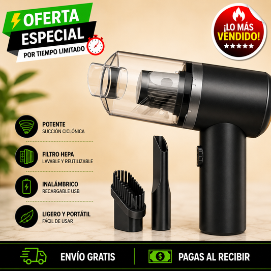 🧹 ASPIRADORA INALÁMBRICA [ULTRA POTENTE] + ENVÍO GRATIS🚚