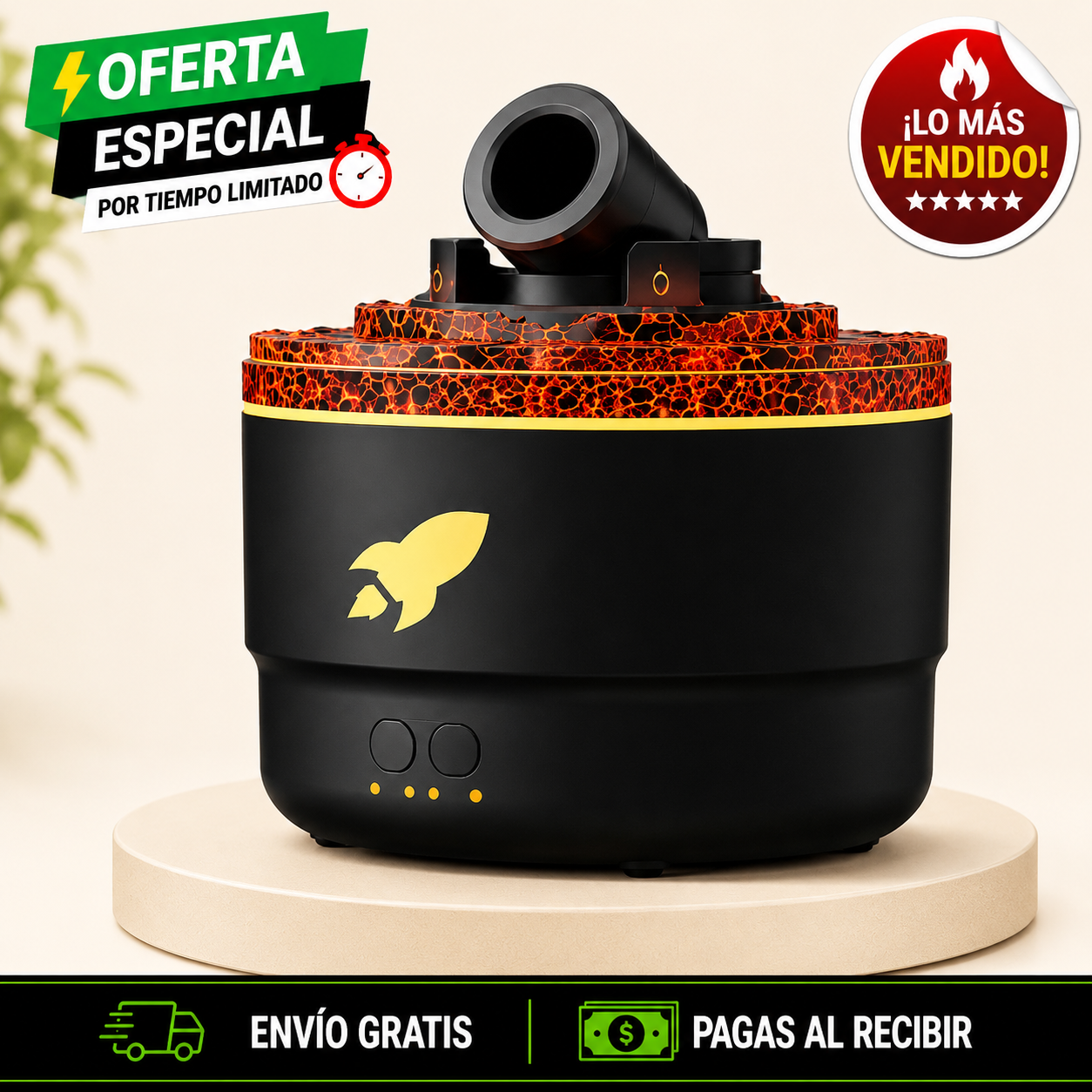🔥 Humidificador Cannon Blast Aroma + ENIVO GRATIS 🚚