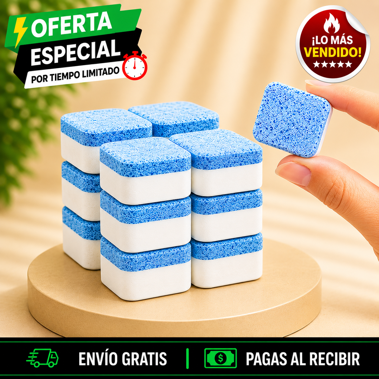 🧺 PASTILLAS LIMPIA LAVADORA + ENVÍO GRATIS 🚚