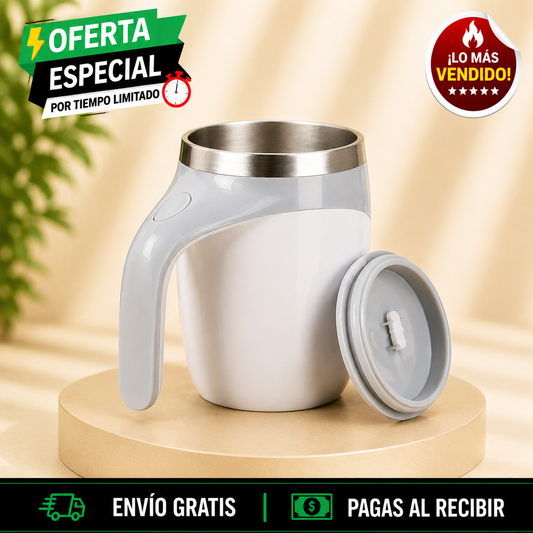 ☕ TAZA AUTOMEZCLADORA + ENVÍO GRATIS 🚚